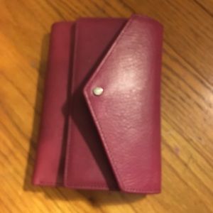 Danier Purple Leather Wallet
